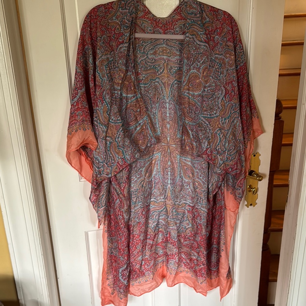 Sundance Multicolor Paisley Kimono Jacket